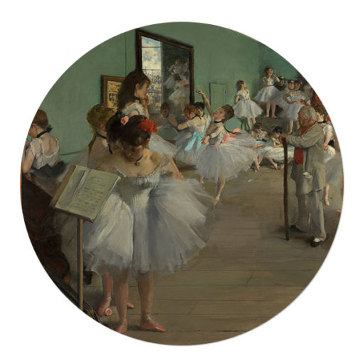 muurcirkel Degas Het ballet