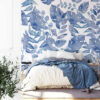 Delfts blauw behang