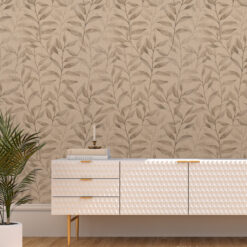 wallpaper bamboo beige japandi